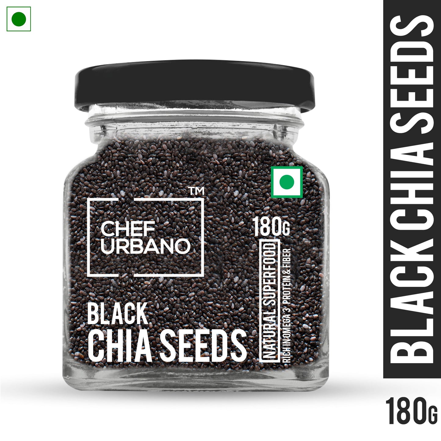 Chef Urbano Black Chia Seeds 180 Gms