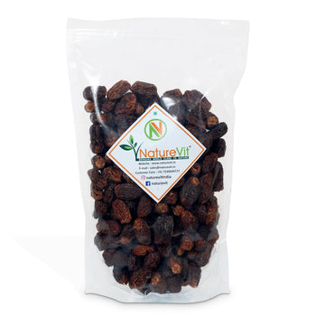 NatureVit Black Dry Dates | Sukha Khajoor | Kala Chuara