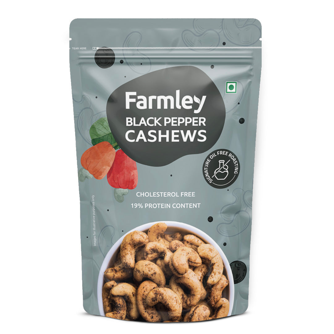 Black Pepper Cashews - Roasted (160g)