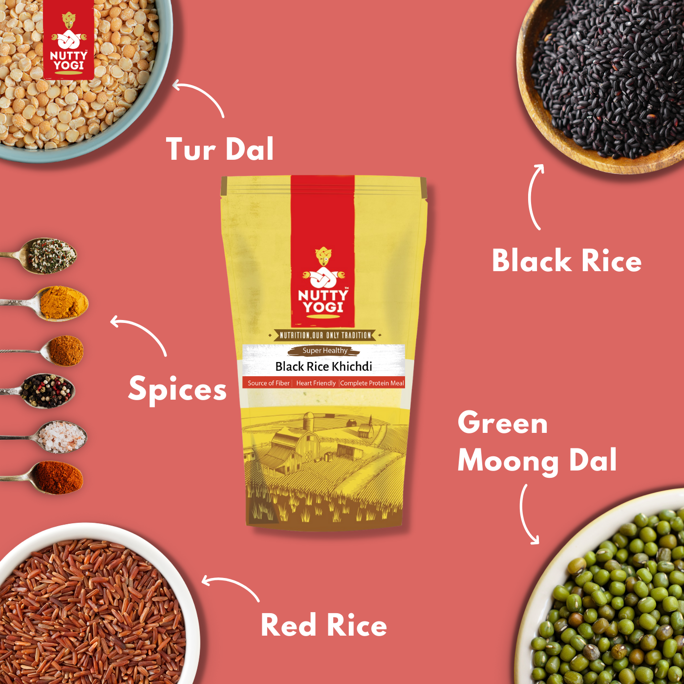 Organic Black Rice Khichdi 500g