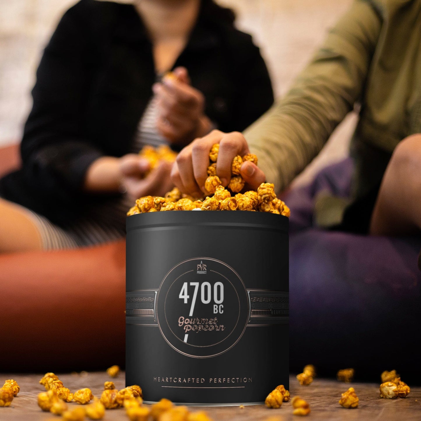 Himalayan Salt Caramel Popcorn, Tin, 550g