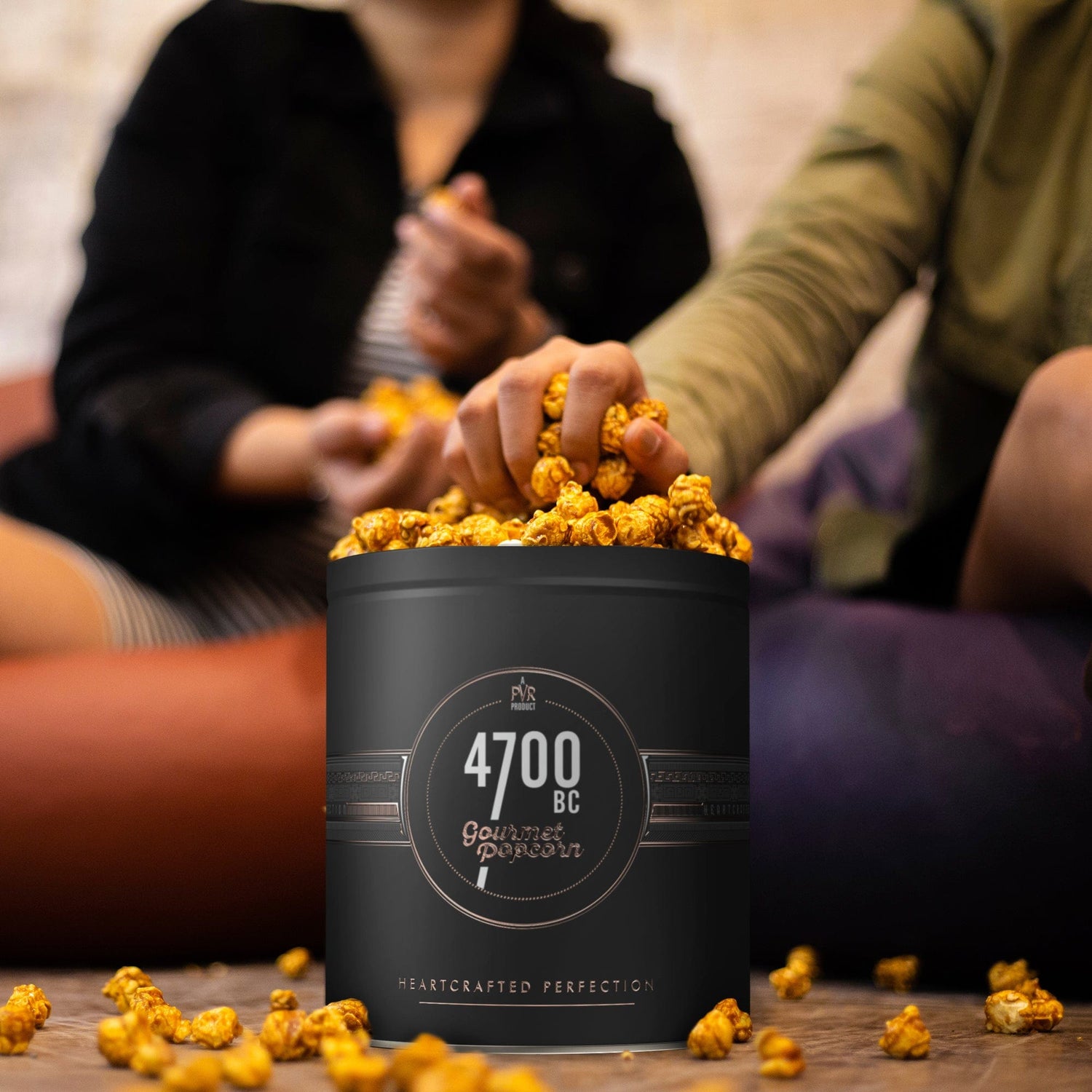 Himalayan Salt Caramel Popcorn, Tin, 550g