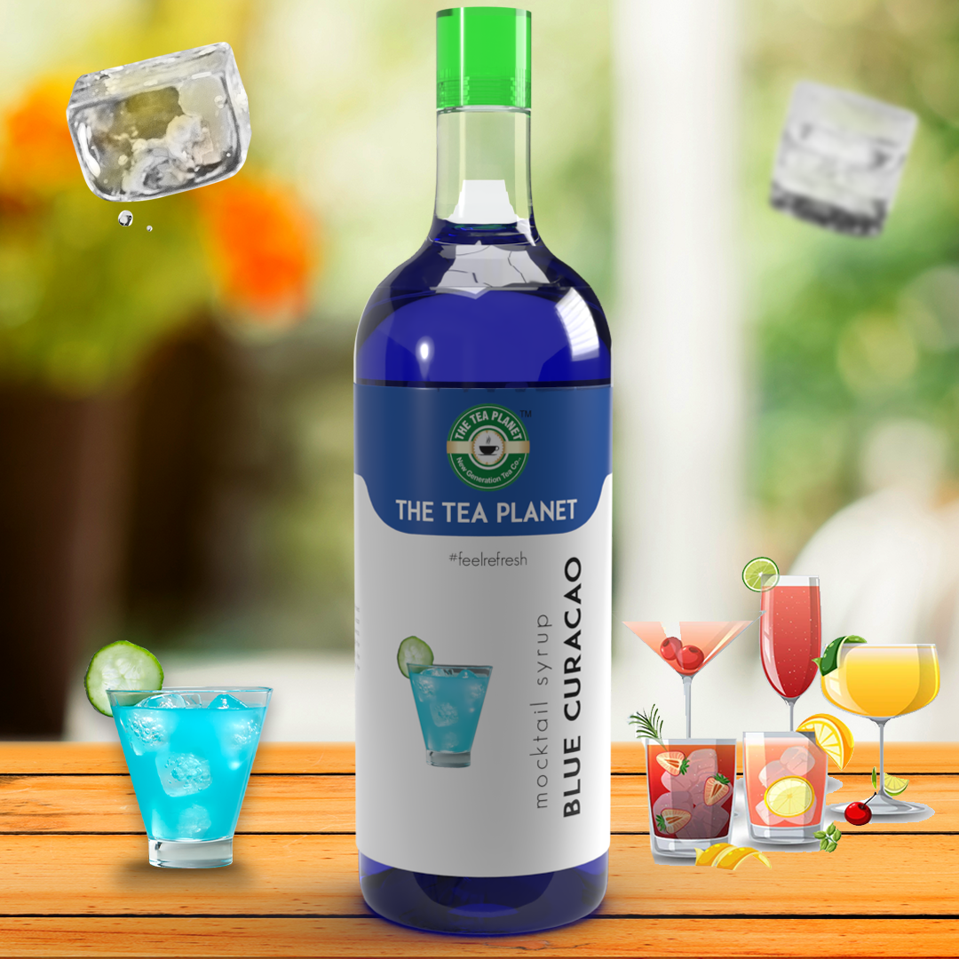 Blue Curacao Mocktail Syrup - 700 ml