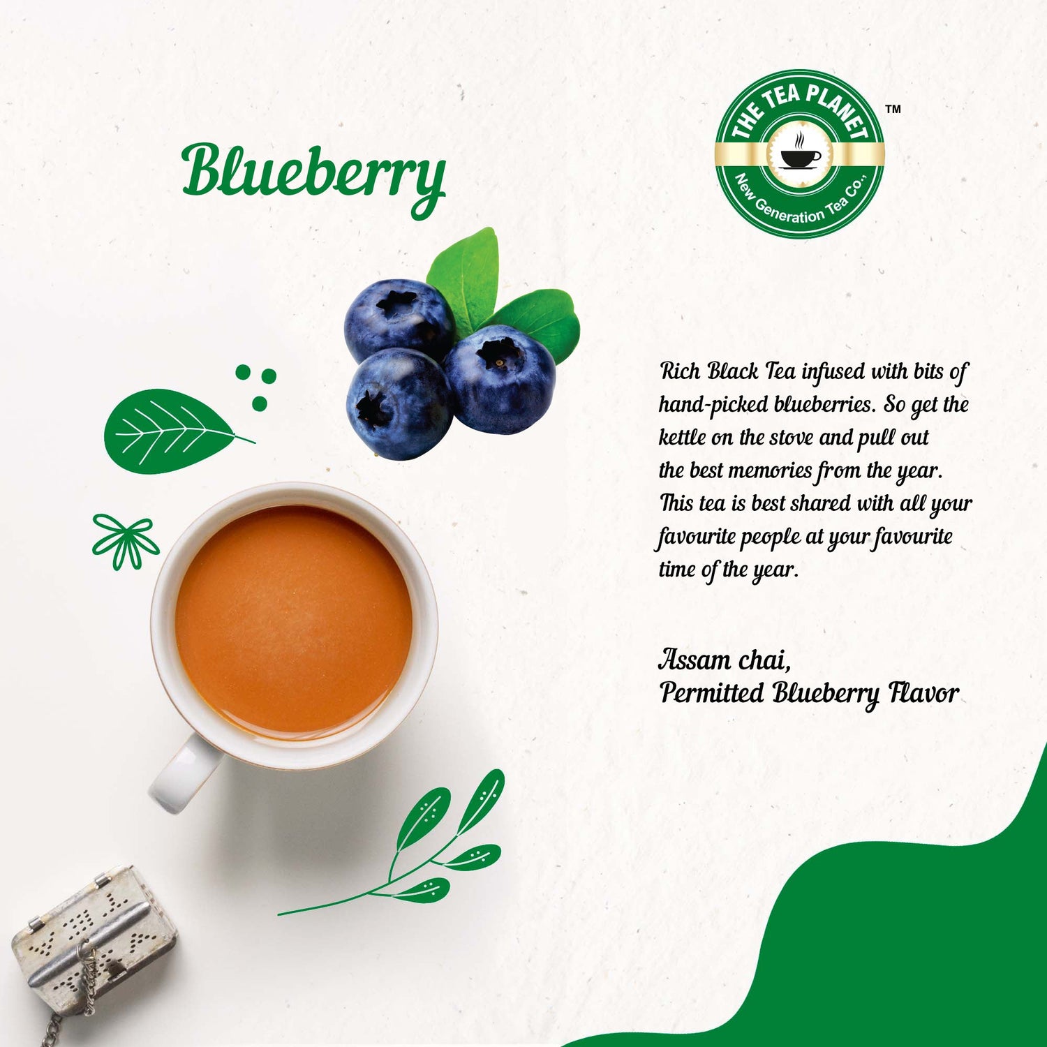 Blueberry Flavor CTC Tea