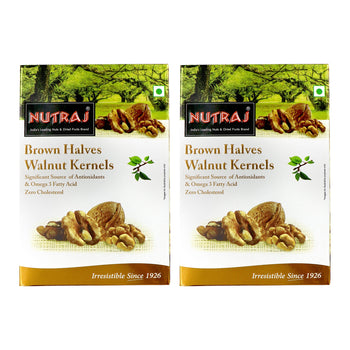 Nutraj Brown Halves Walnut (Akhrot Giri) 250gm