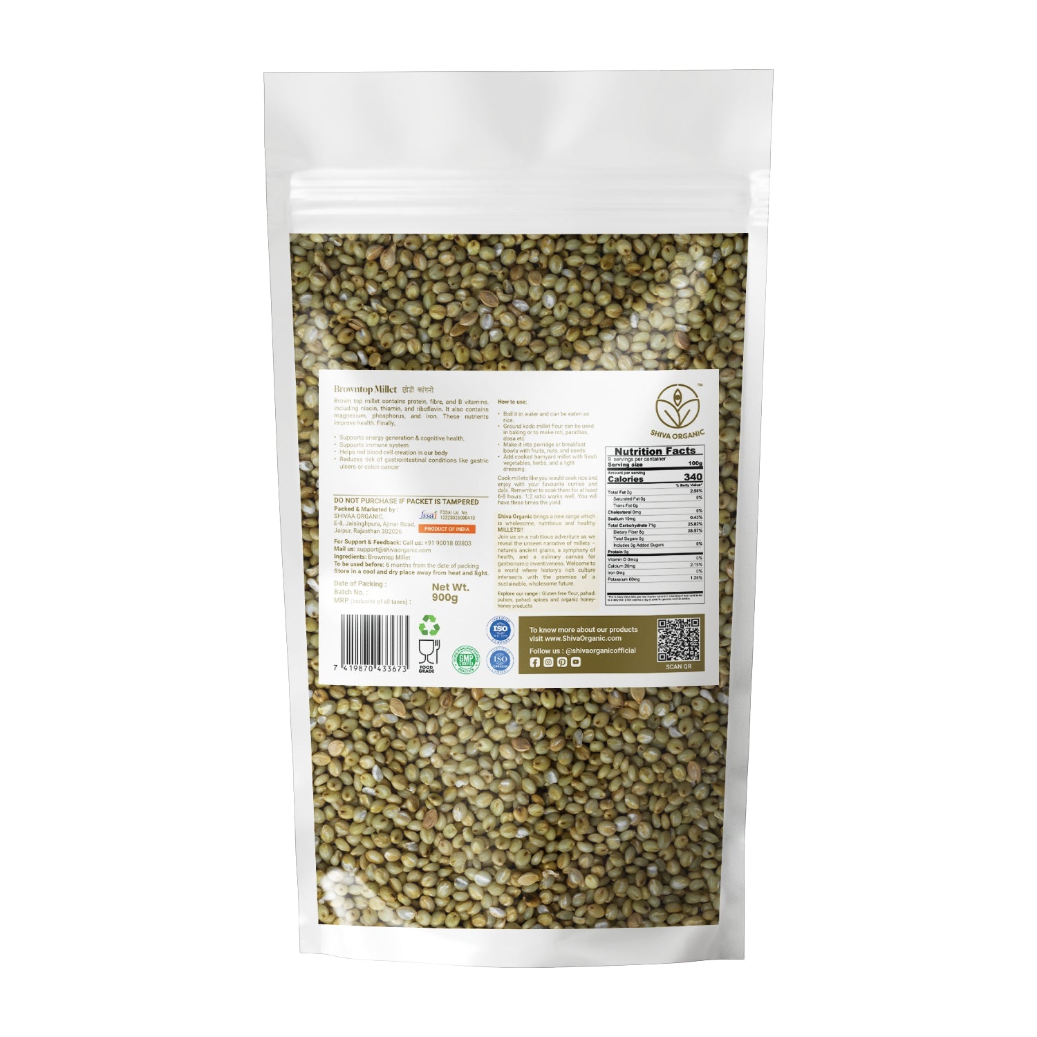 Browntop Millet