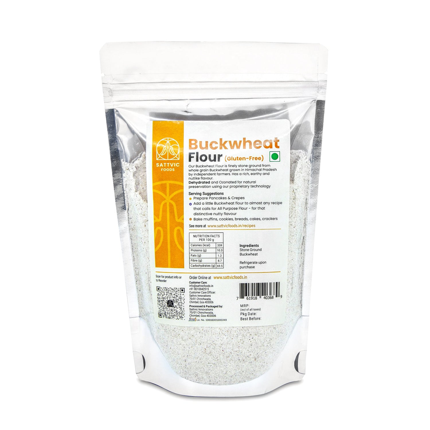 Buckwheat Flour | Gluten-free | Protein and Fibre Packed