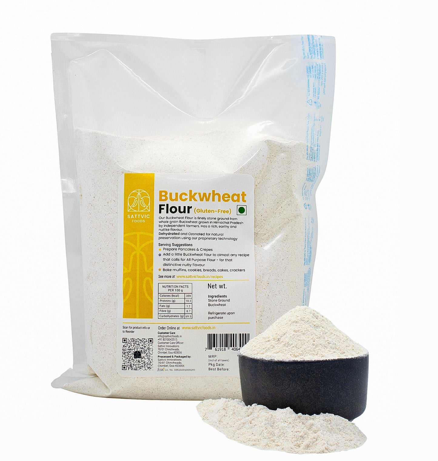 Buckwheat Flour | Gluten-free | Protein and Fibre Packed