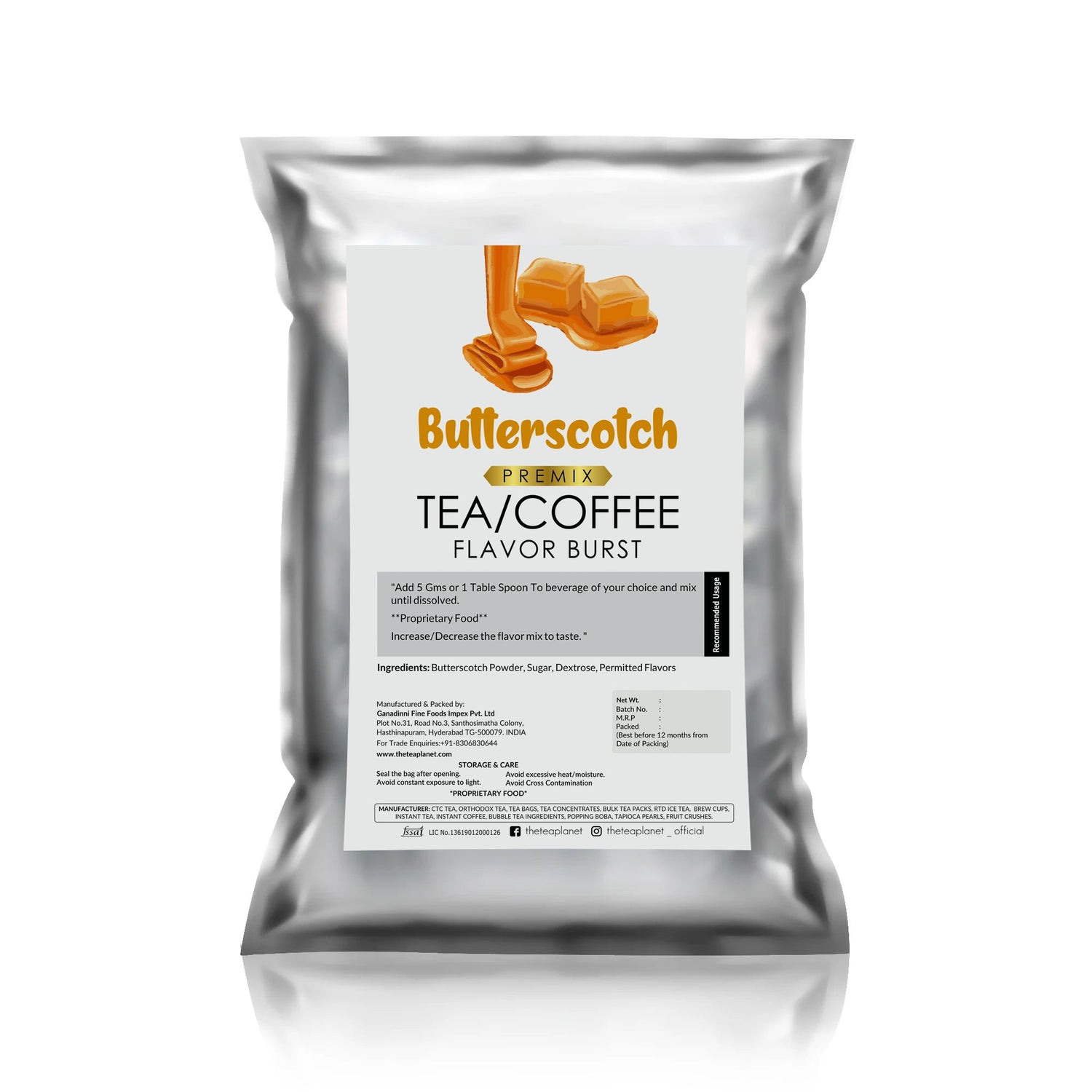 Butterscotch Flavor Burst - 1kg