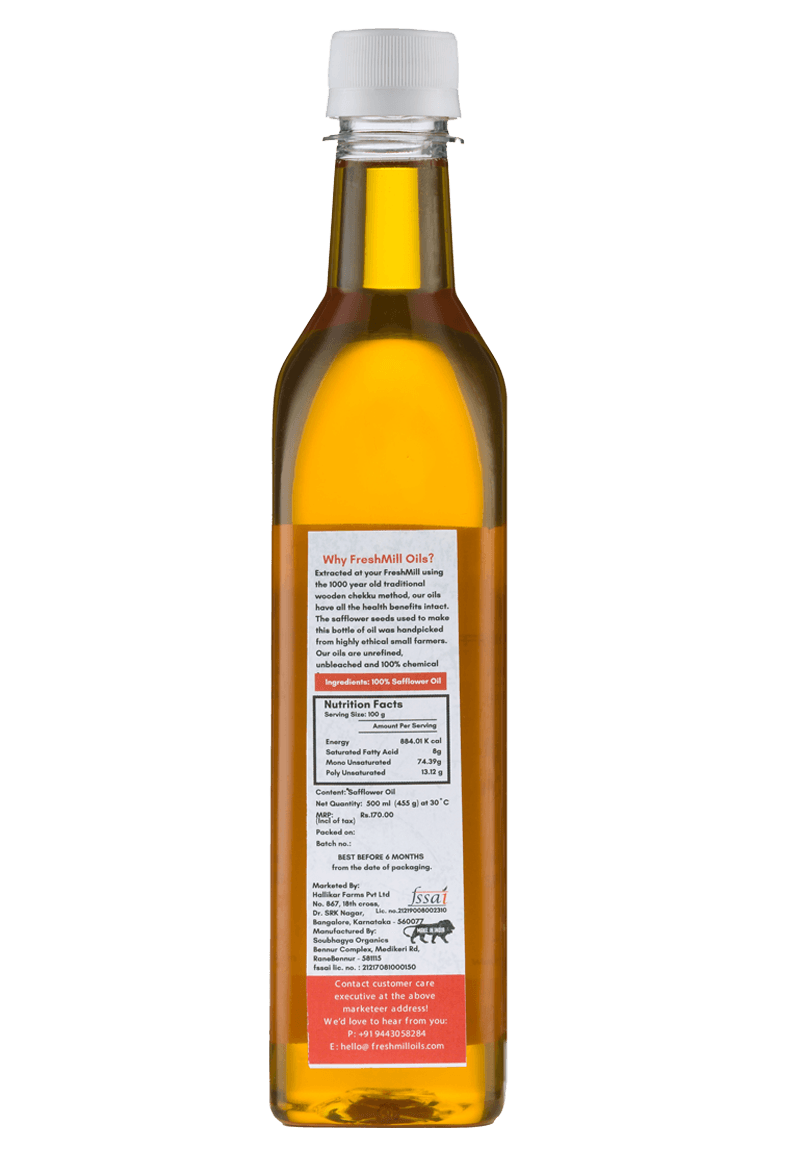 Cold Pressed Safflower Oil