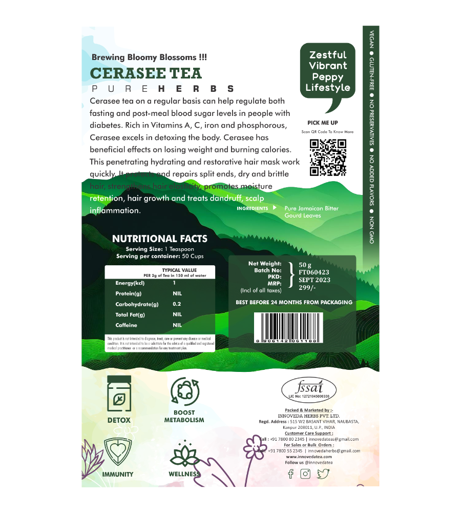 Innoveda Jamaican Cerasee Tea