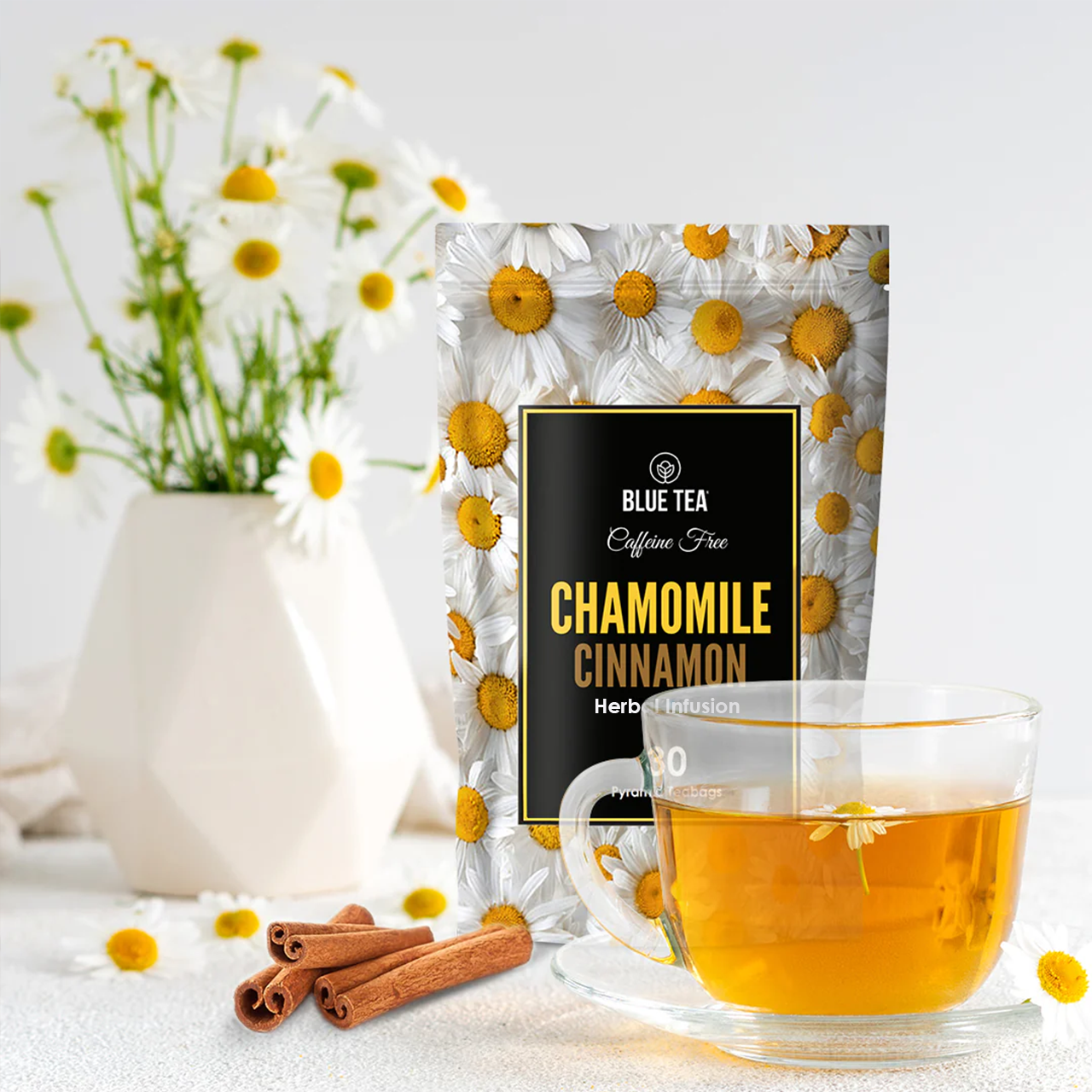 Chamomile Cinnamon Herbal Infusion - 30 Tea Bags