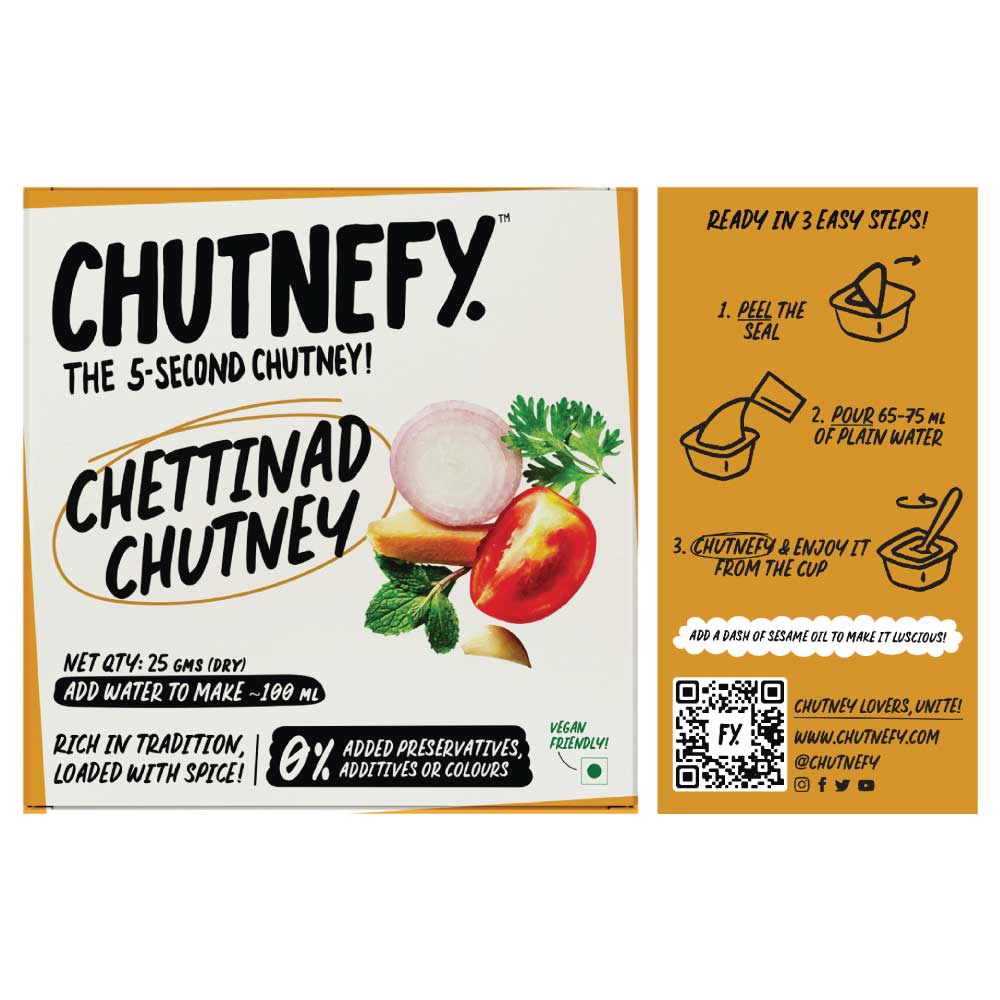 Chettinad Chutney | Trial Pack of 2 |South Style | Medium Spicy |