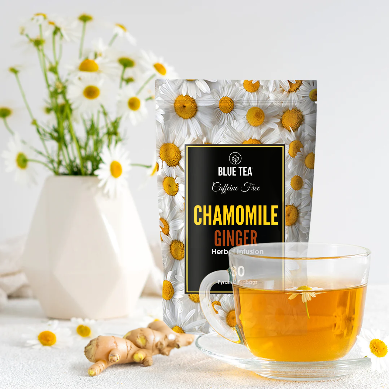 Chamomile Ginger Herbal Infusion - 30 Tea Bags