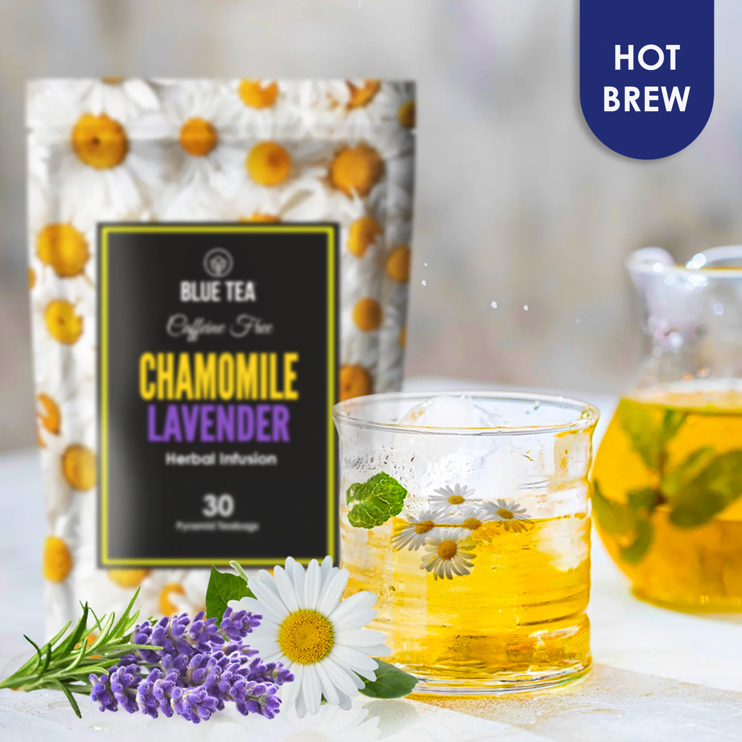 Chamomile Lavender Herbal Infusion - 30 Teabags