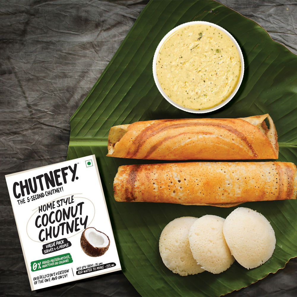 Home Style Coconut Chutney | Mild | Serves 4 to 5