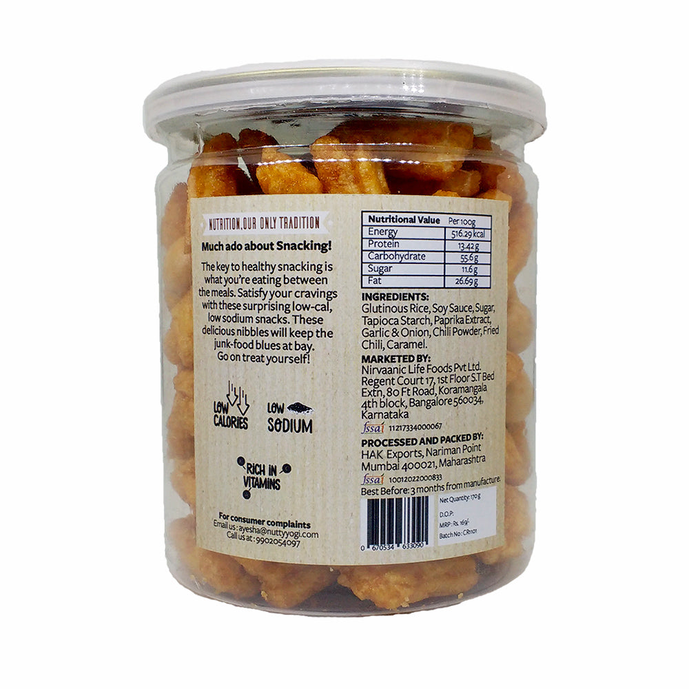 Nutty Yogi Crunchy Rice Crisps 170gm