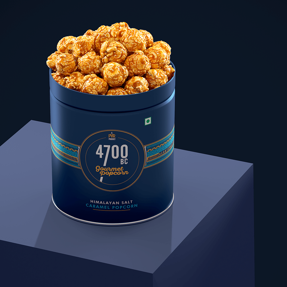 Himalayan Salt Caramel Popcorn, Tin, 125g