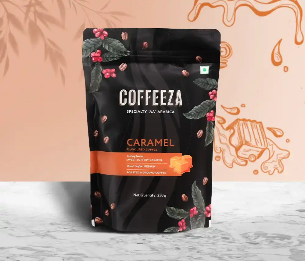 Caramel 100% Arabica Flavoured Ground Coffee