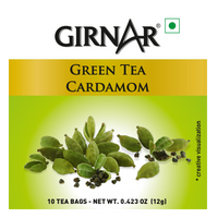 Girnar Green Tea Bags - Cardamom