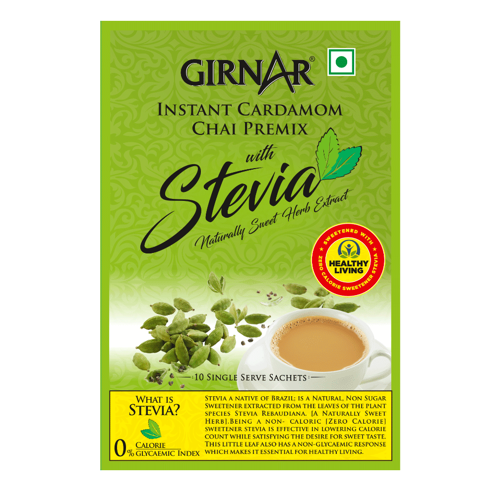 Girnar Instant Cardamom Chai Premix With Stevia