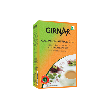 Girnar Instant Tea Premix With Cardamom-Saffron