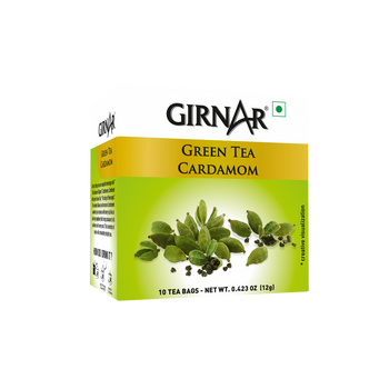 Girnar Green Tea Bags - Cardamom