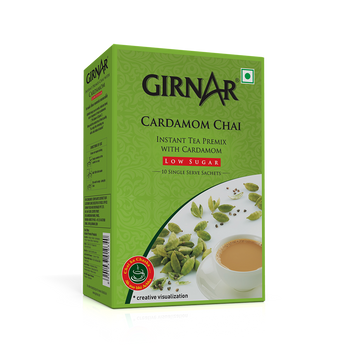 Girnar Instant Tea Premix With Cardamom (Low Sugar)