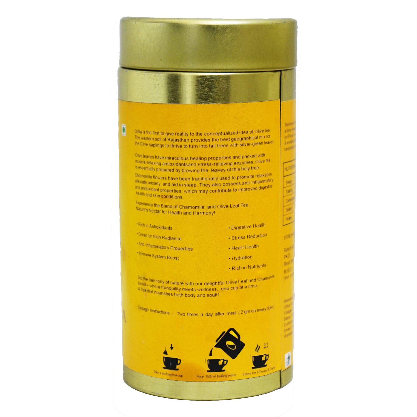 Olitia Olive Chamomile Tea - 65 gms