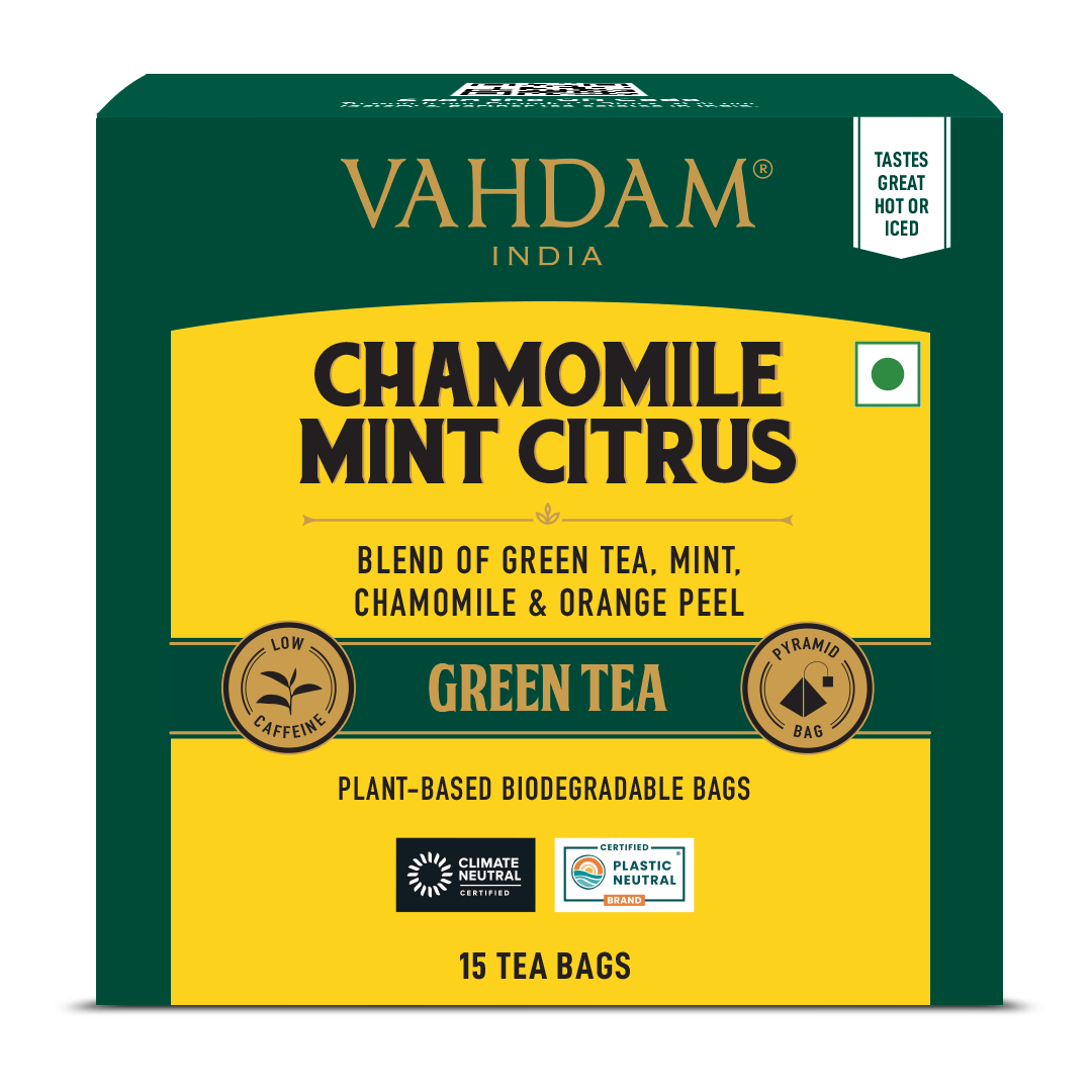 Chamomile Mint Citrus Green Tea, 15 Count