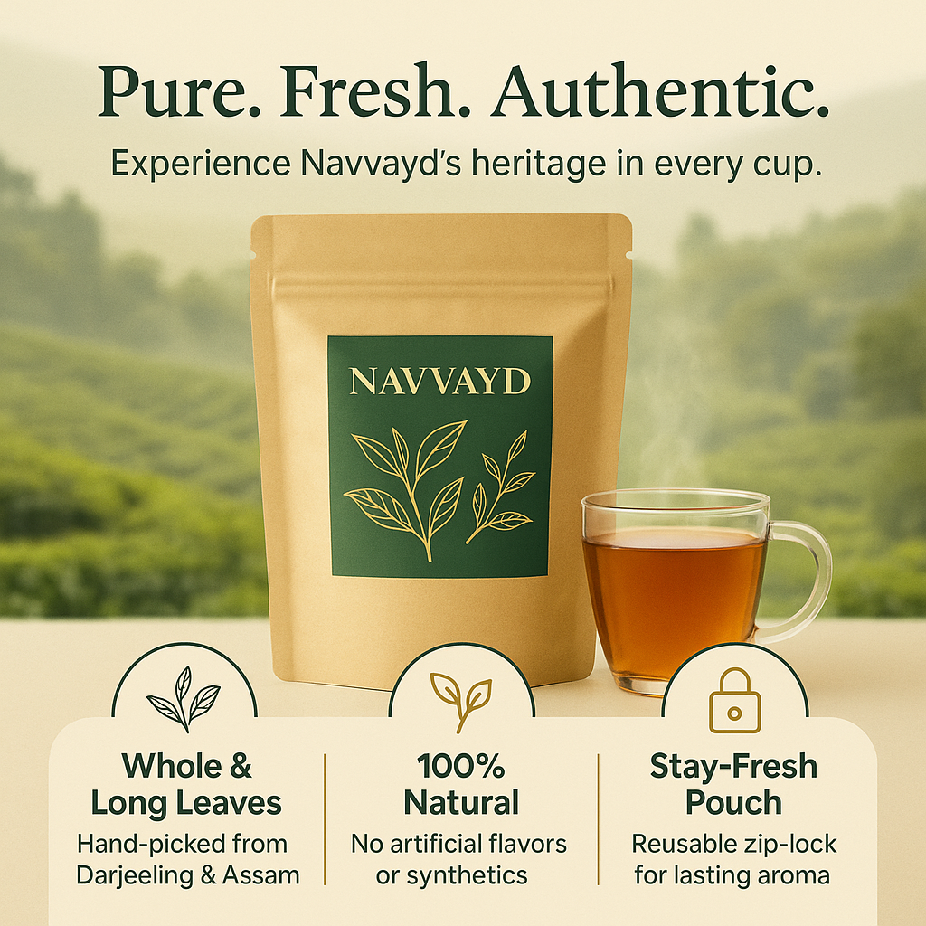 Navvayd Ayurvedic Detox Green Tea - 100 gms - Veeha Foods