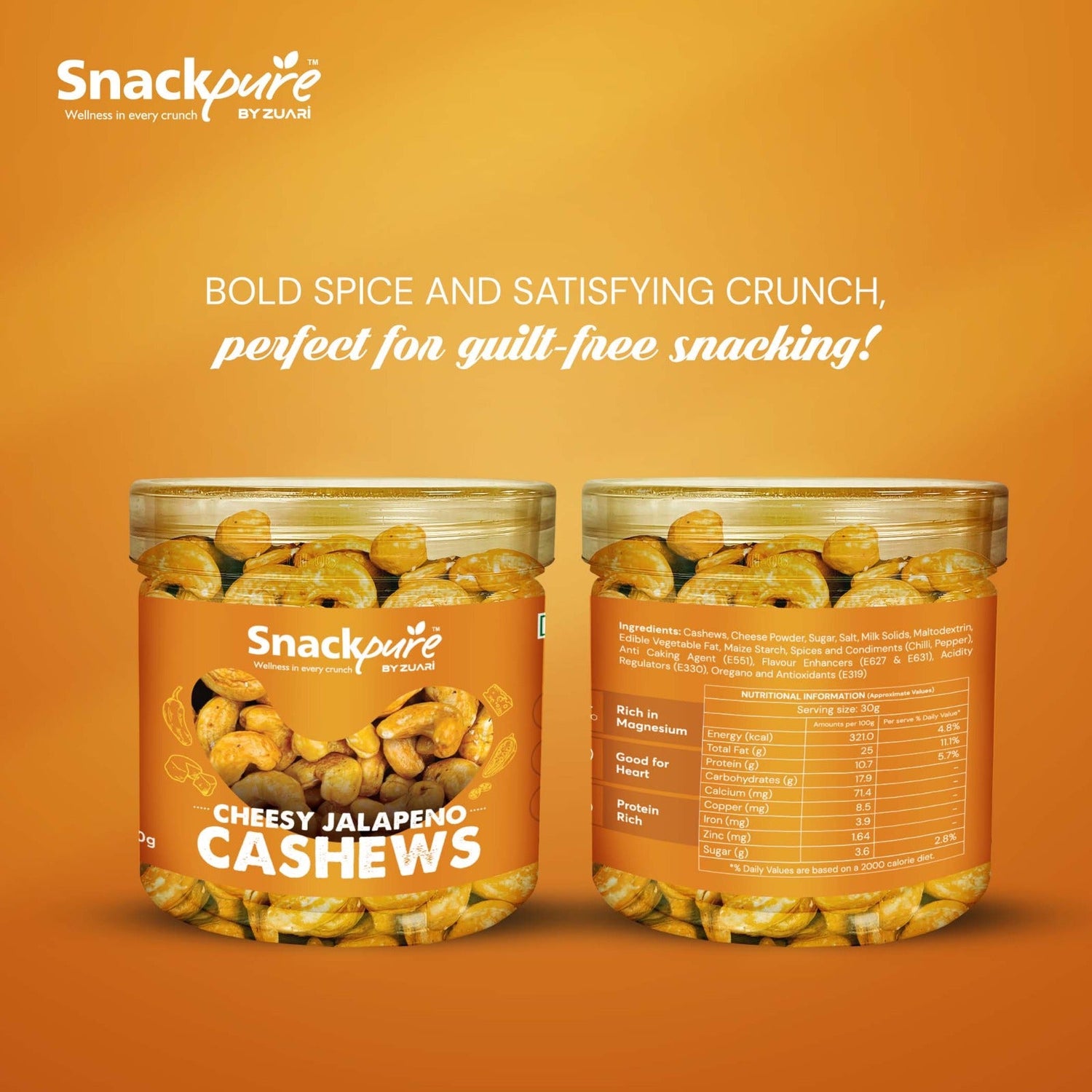 Cheesy Jalapeno Cashews