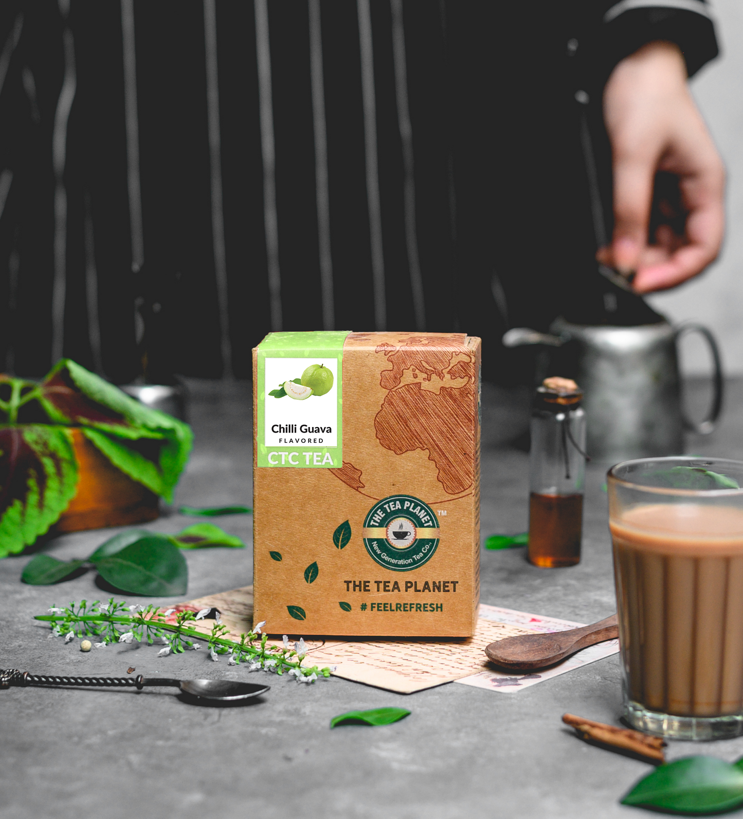 Chilli Guava Flavor CTC Tea