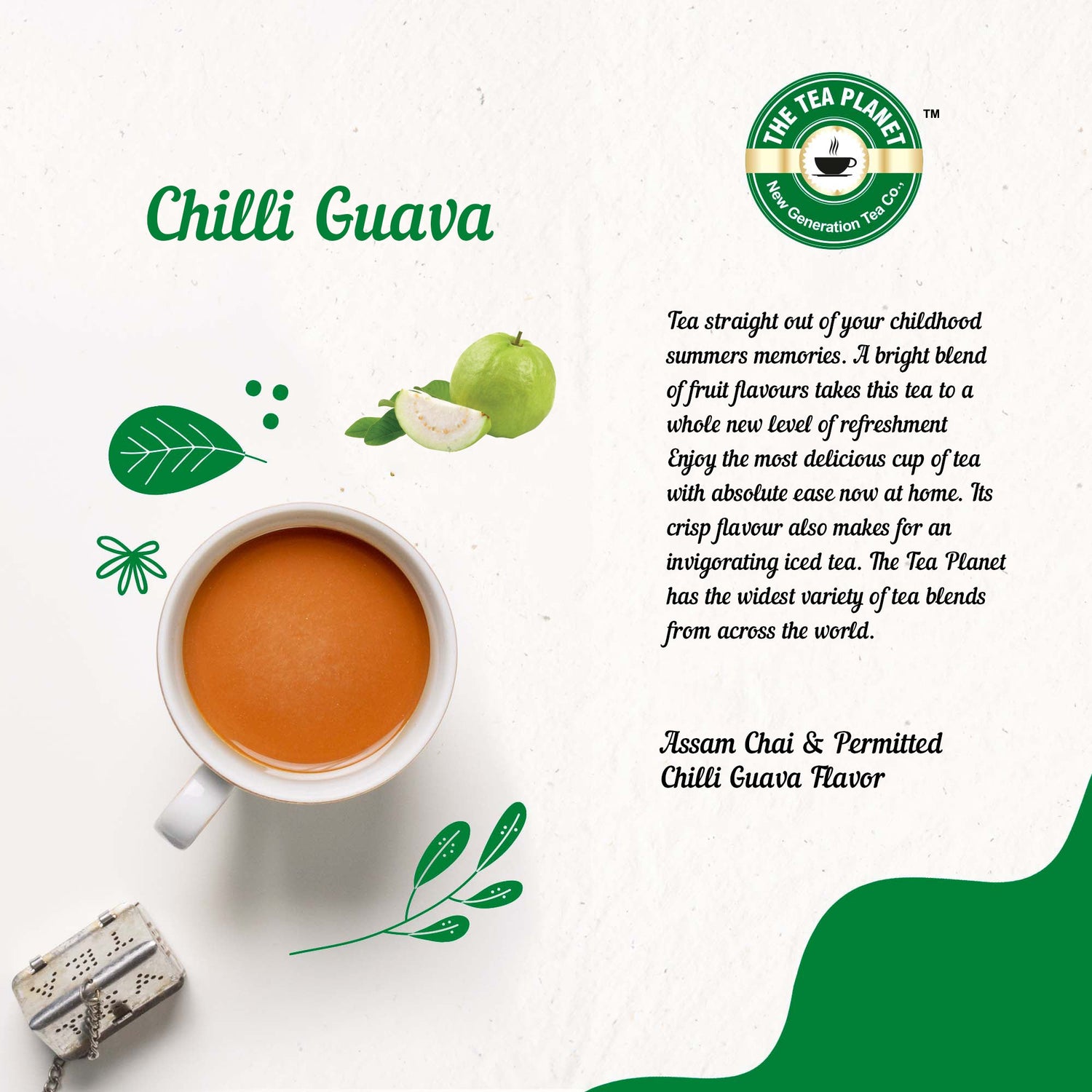 Chilli Guava Flavor CTC Tea