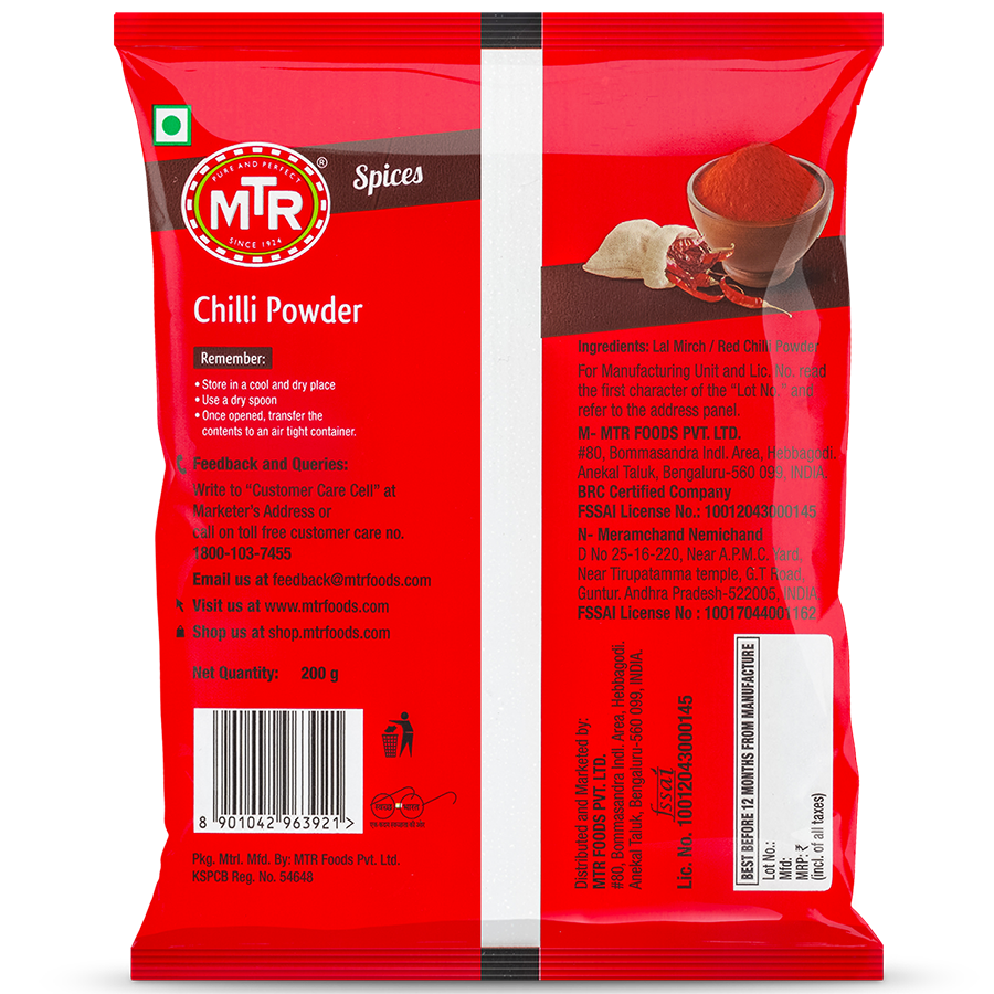 SPICE-CHILLI POWDER 250 g N