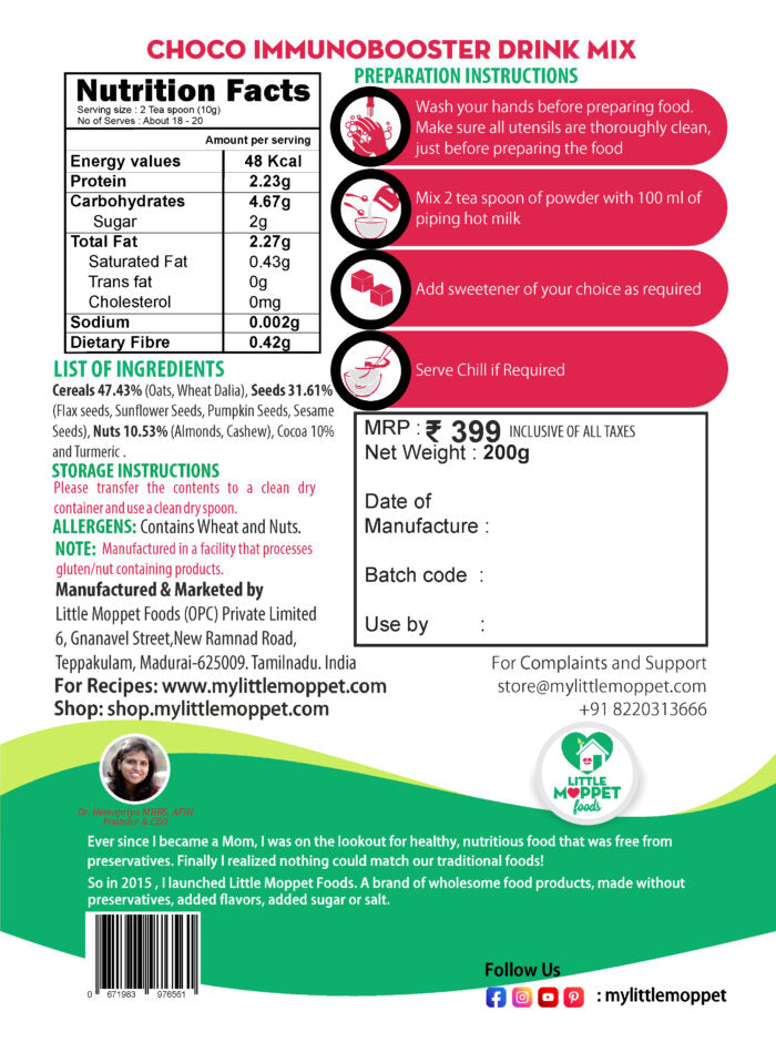 Choco Immunobooster Drink Mix