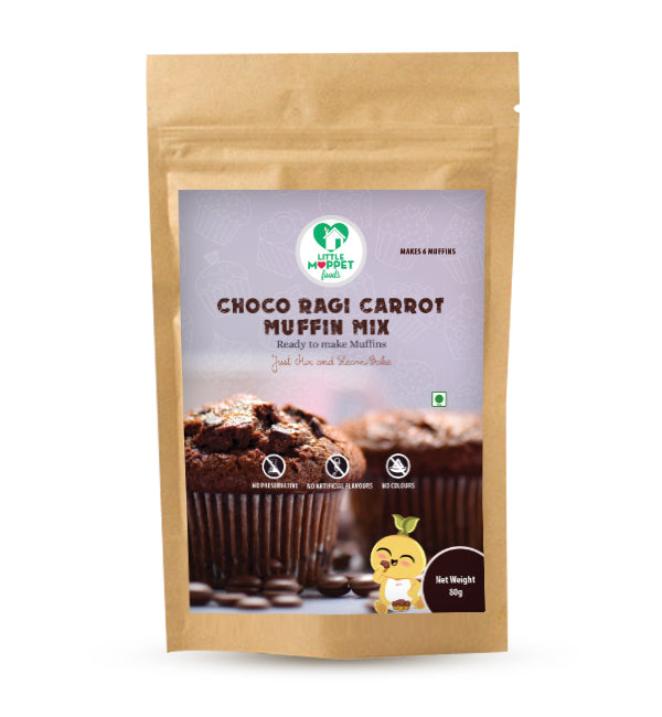 Choco Ragi Carrot Muffins Mix - Trial Pack