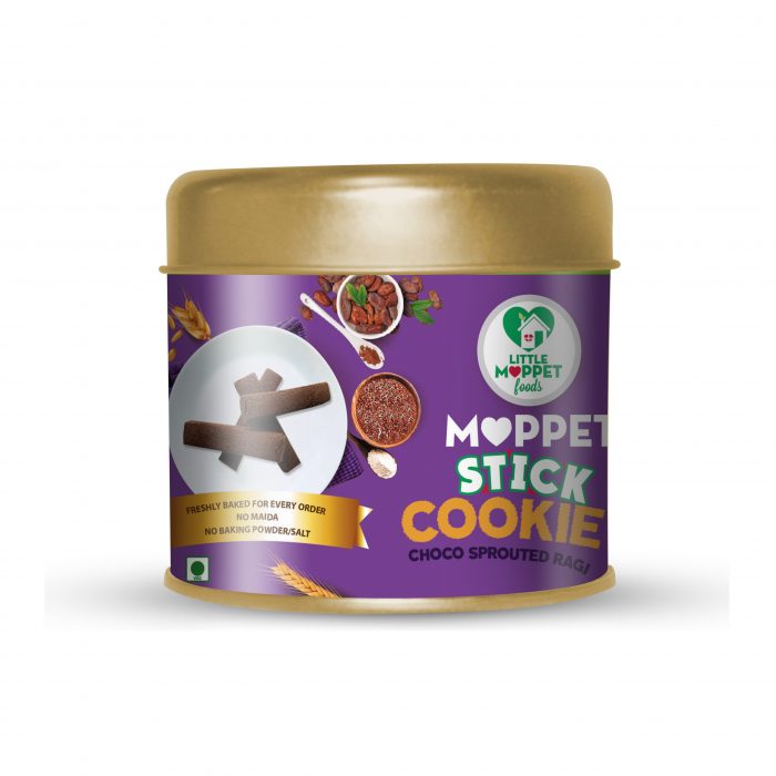 CHOCO SPROUTED RAGI MOPPET STICK COOKIES (150G)