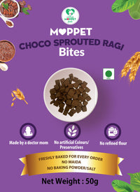 CHOCO SPROUTED RAGI MOPPET BITES