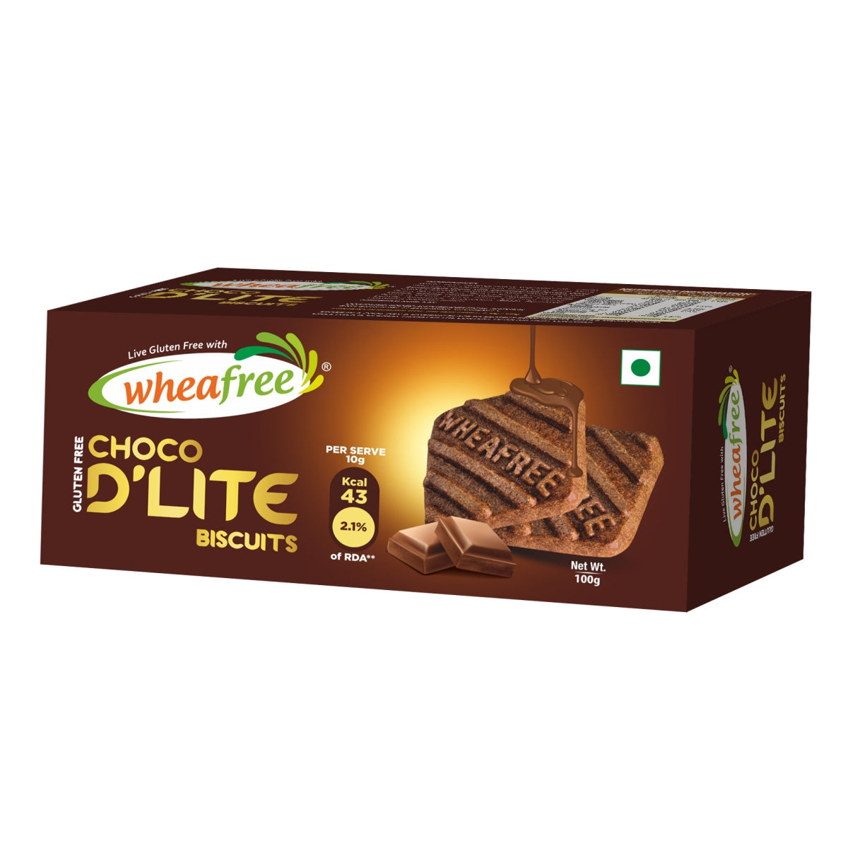 Gluten Free Choco D’Lite Biscuits - 100g