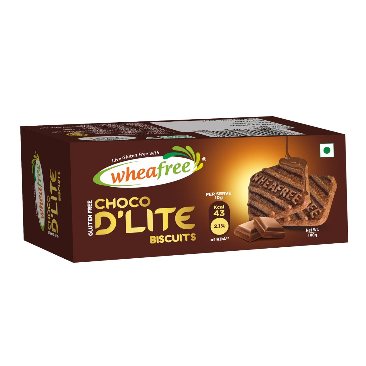 Gluten Free Choco D’Lite Biscuits - 100g