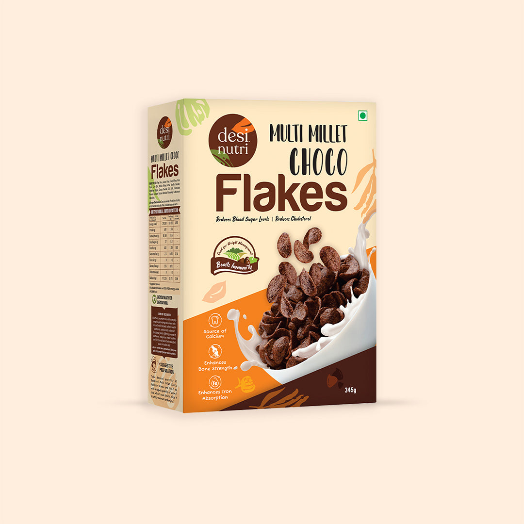 Multi Millet Choco Flakes - 345g