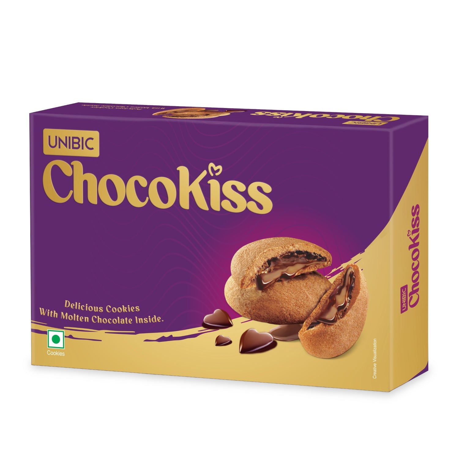 UNIBIC Choco Kiss - Centre Filled Cookies, 250 g