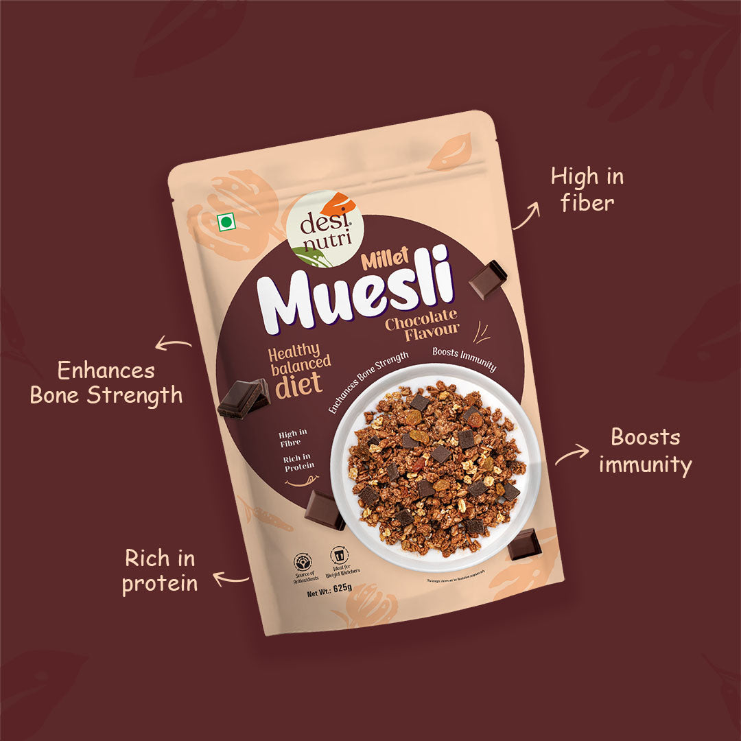 Millet Muesli Chocolate Flavour - 625g