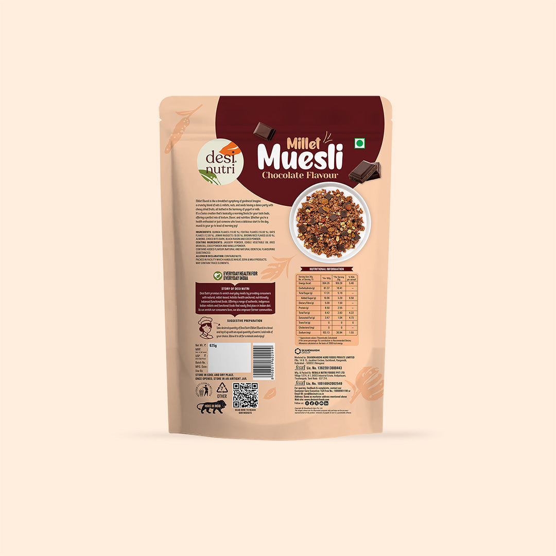 Millet Muesli Chocolate Flavour - 625g