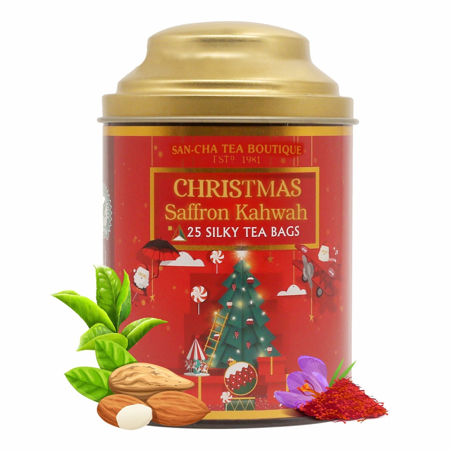 Christmas Saffron Kahwah Tea