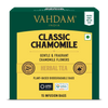 Vahdam Classic Chamomile Herbal Tea Tisane - 15 Count