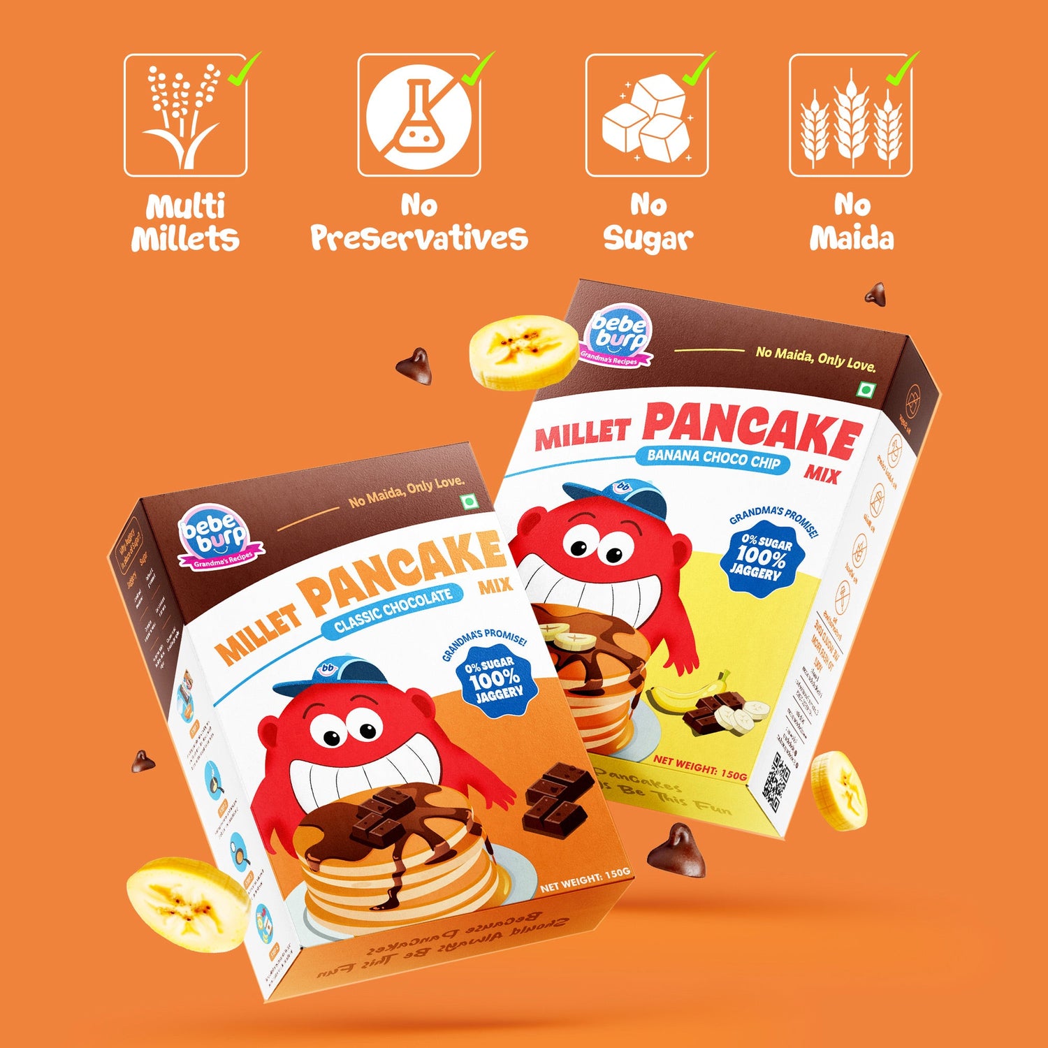 Classic chocolate pancake mix (150gm)