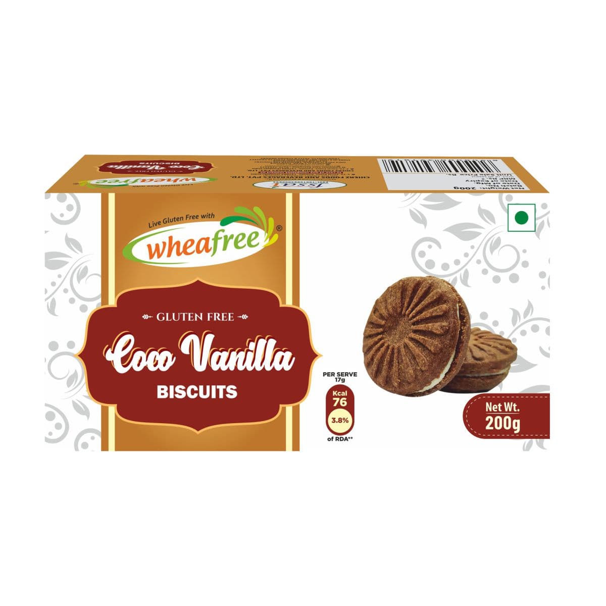 Gluten Free Coco Vanilla Biscuits- 200g