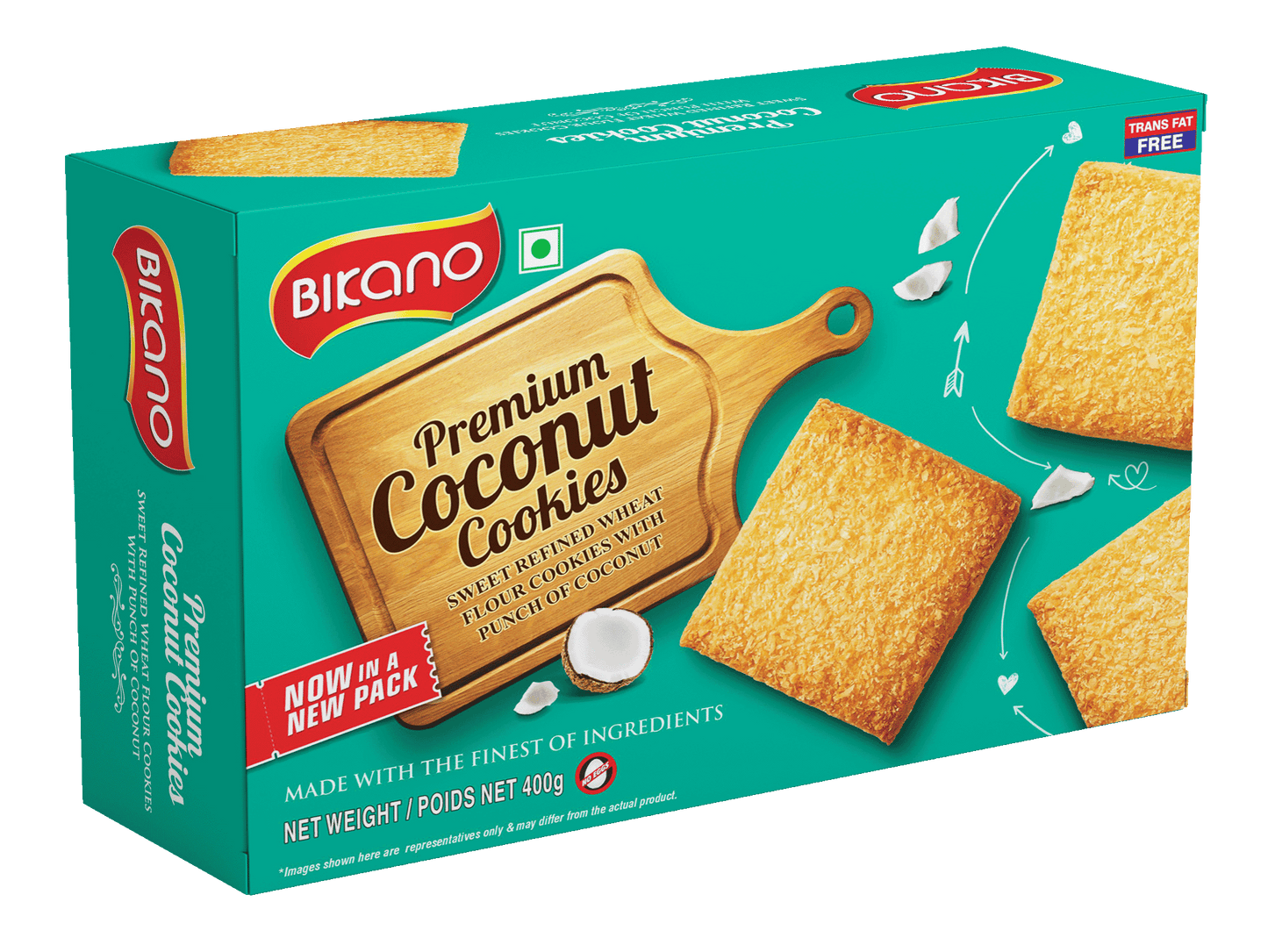 Bikanerwala Bikano Premium Coconut cookies - 400 gms